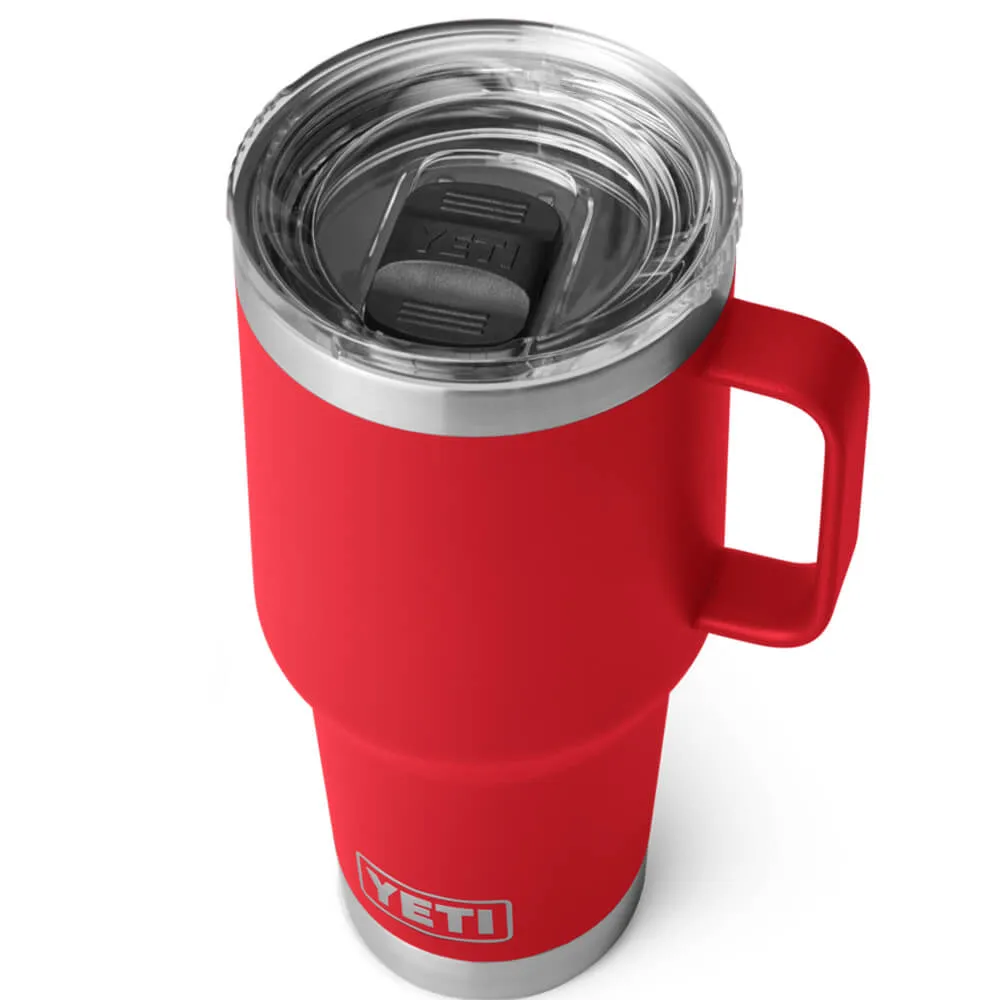 21071501393 TAZA RAMBLER 30oz TRAVEL MUG CON TAPA STRONGHOLD RESCUE RED MARCA YETI