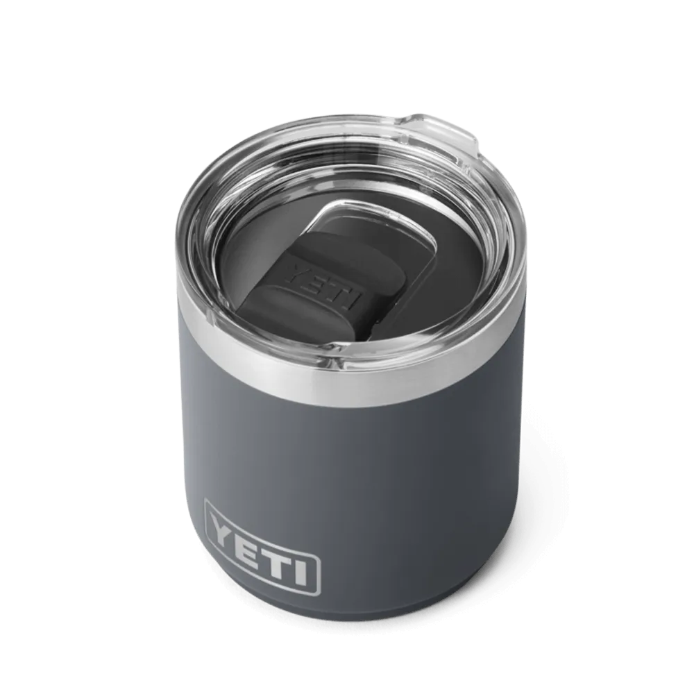 21071501964 TERMO RAMBLER 10oz LOWBALL 2.0 TAPA MAGNETICA CHARCOAL MARCA YETI