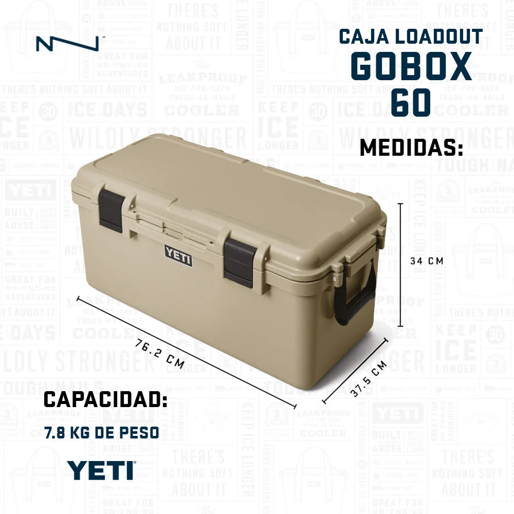 26010000149 CAJA MULTIUSOS LOADOUT GOBOX 60 TAN MARCA YETI