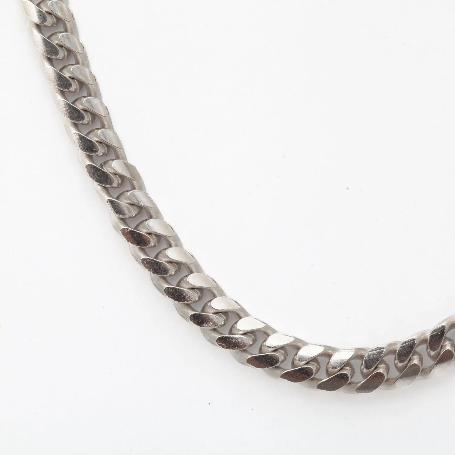 5.7mm Sterling Silver Polished Domed Curb Chain