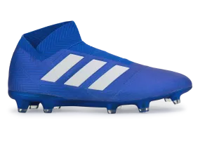 adidas Men's Nemeziz 18  FG Blue/White