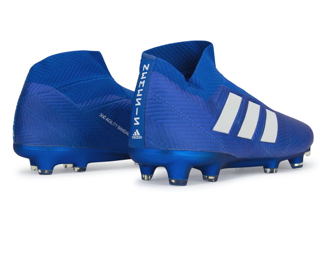 adidas Men's Nemeziz 18  FG Blue/White