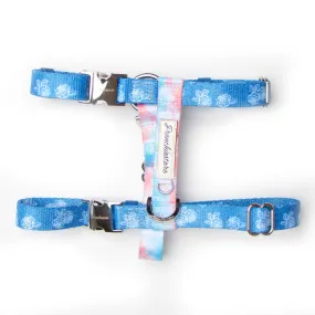 Adjustable Pet Health Strap Harness | Denim