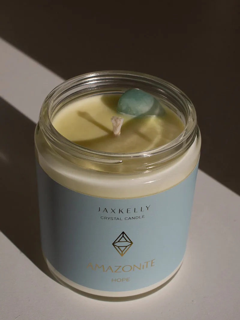 AMAZONITE CANDLE | HOPE