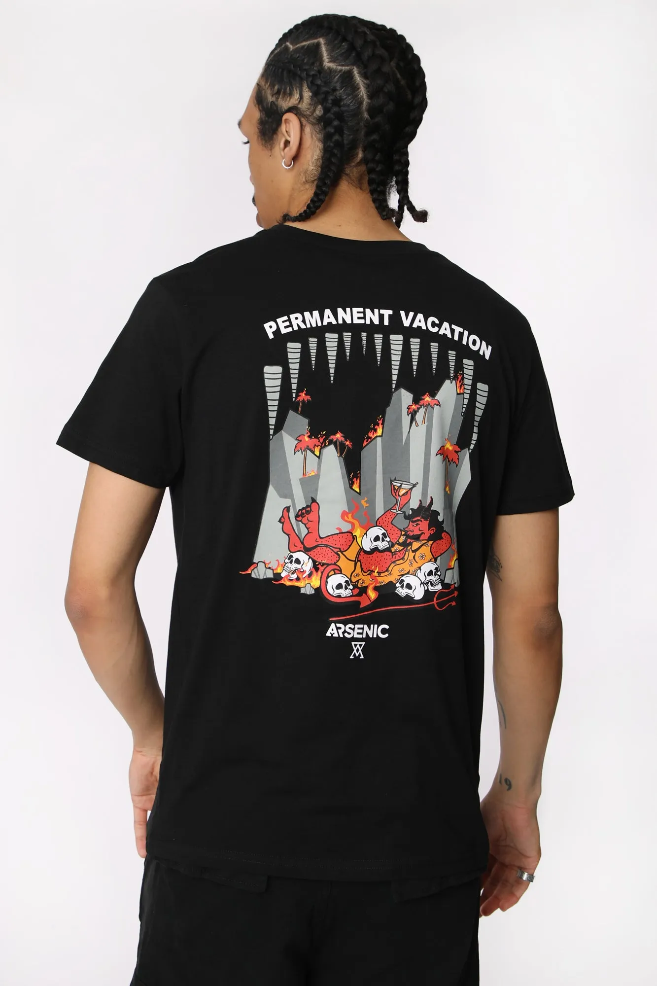 Arsenic Mens Permanent Vacation T-Shirt