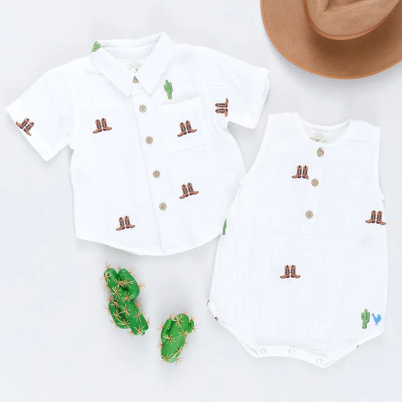 Baby Boys Riley Jumper | Rodeo Embroidery