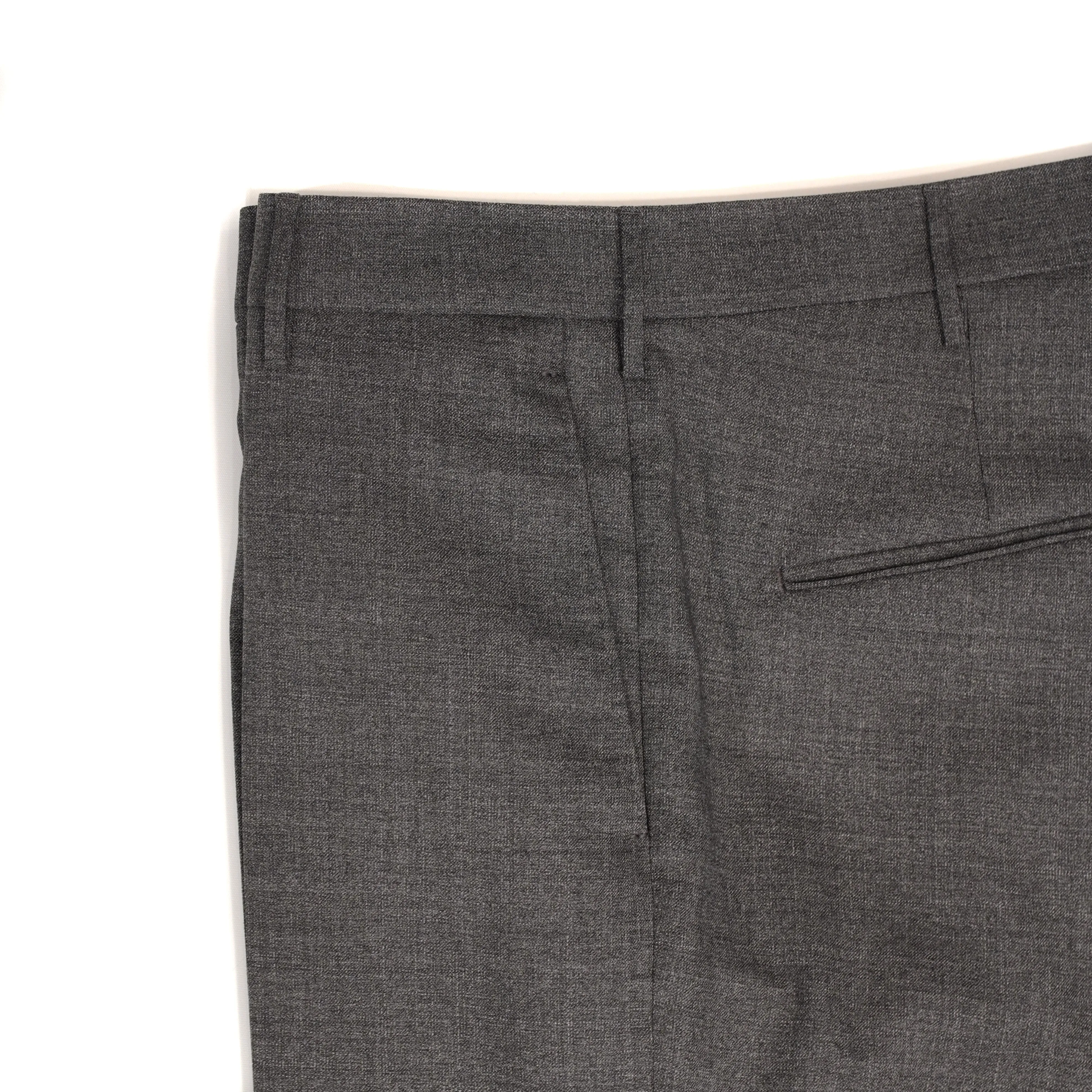 Berwich Morello Fresco Wool Trousers - Smoke Gray