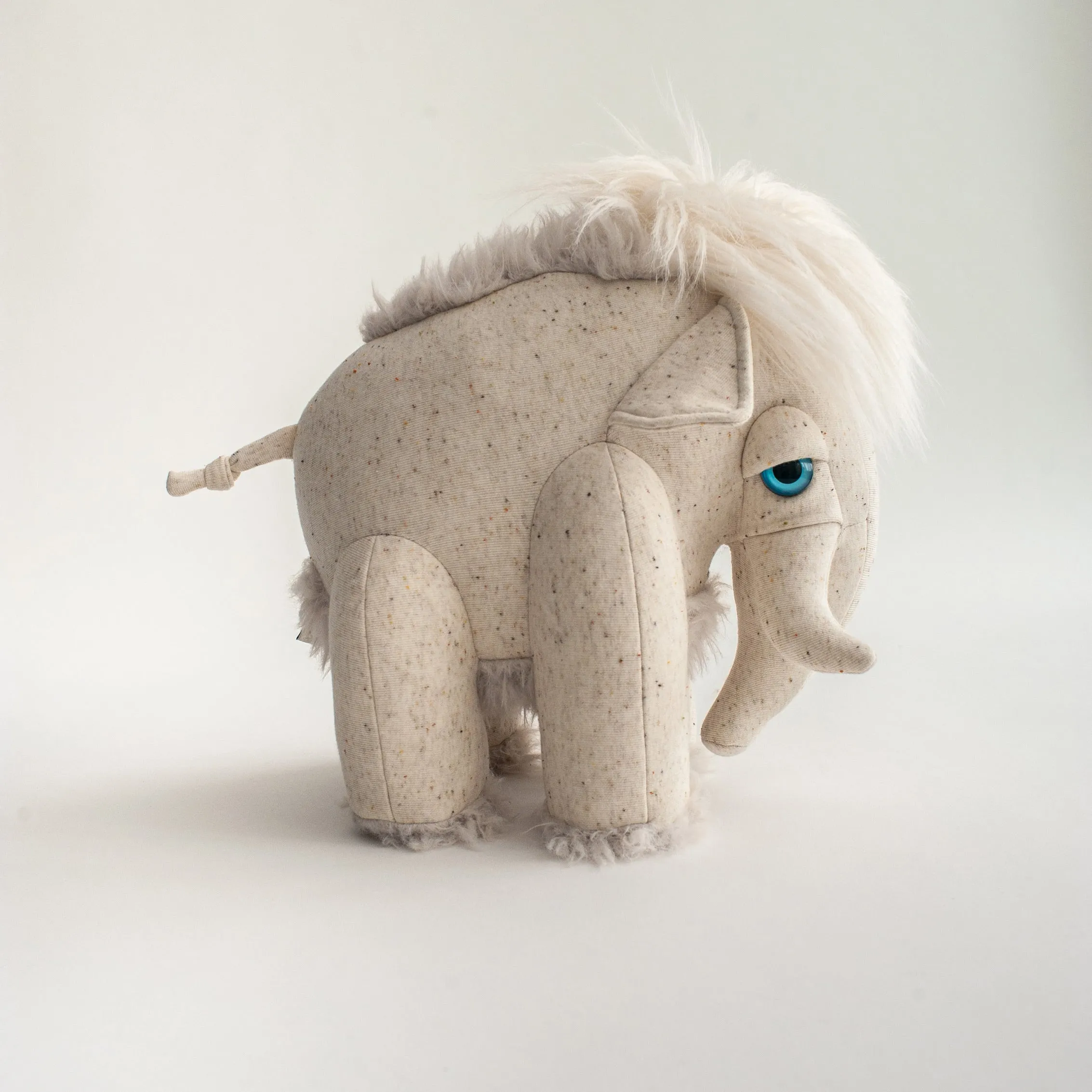 BigStuffed Albino Mammoth - Small