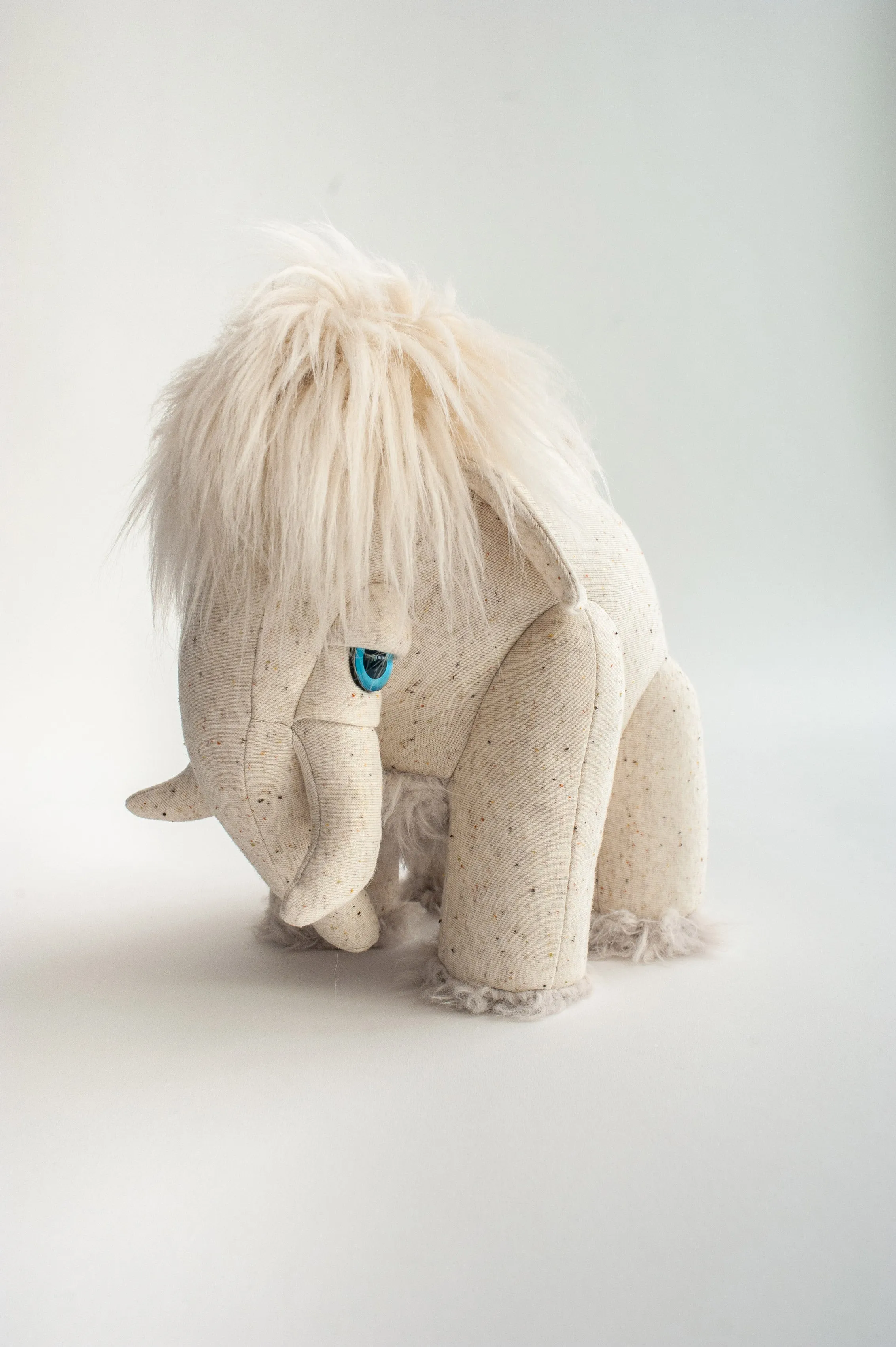 BigStuffed Albino Mammoth - Small