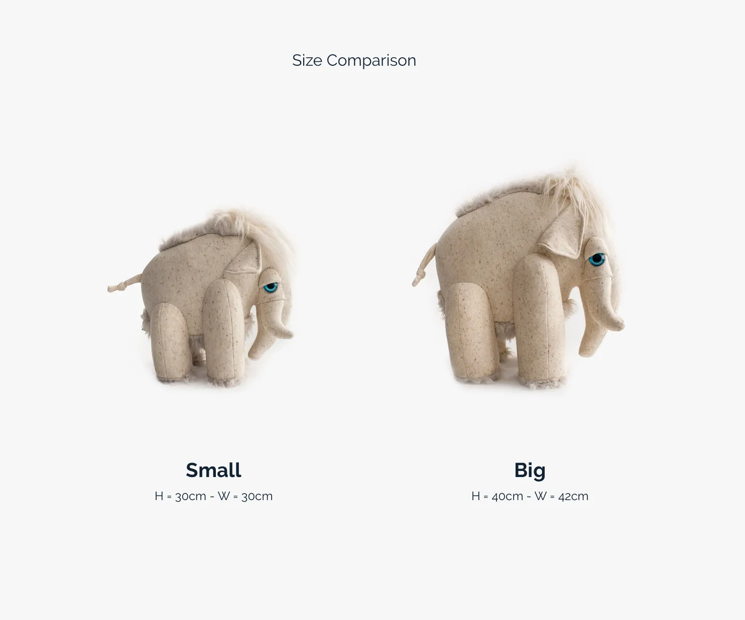 BigStuffed Ice Mammoth - Small