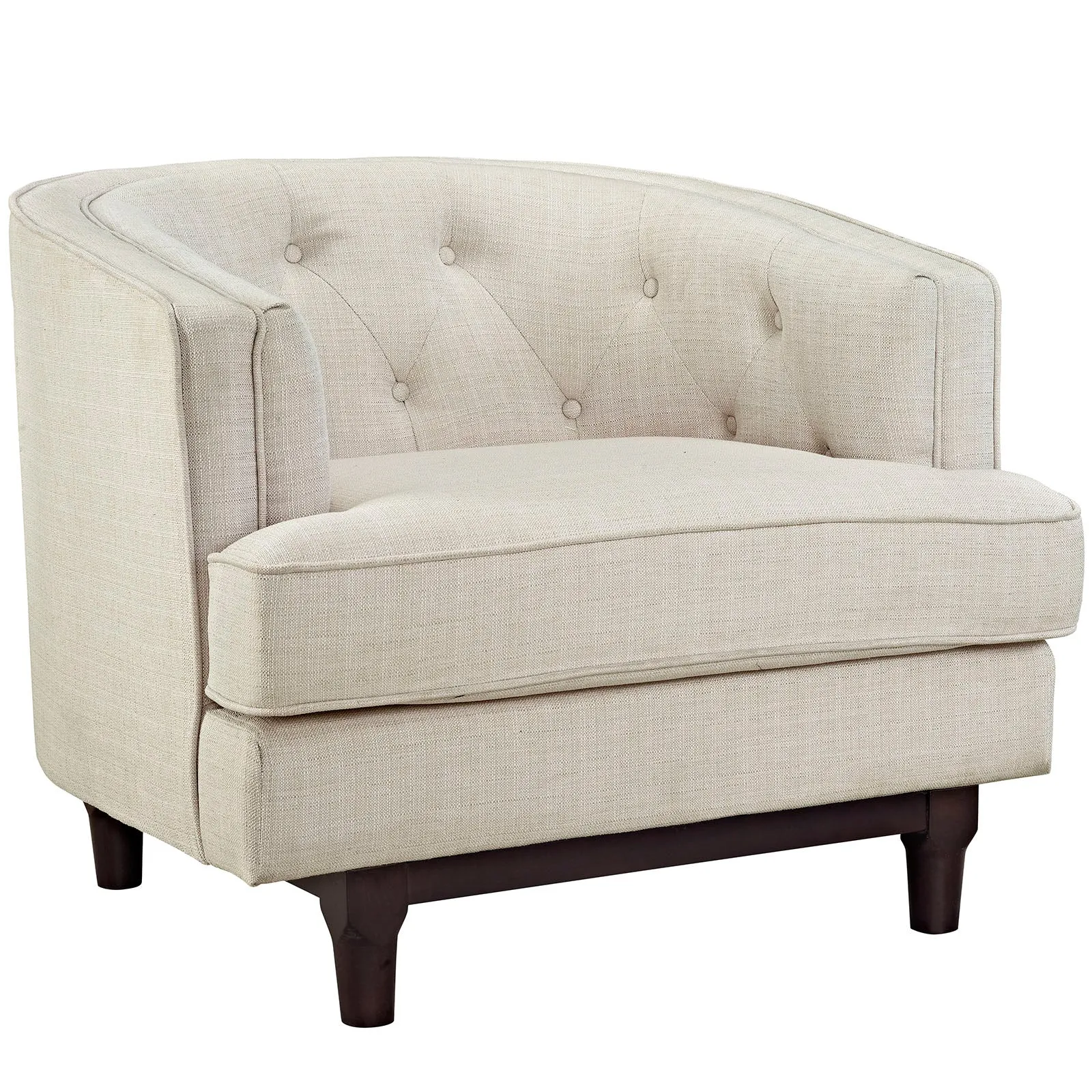 Coast Upholstered Fabric Armchair