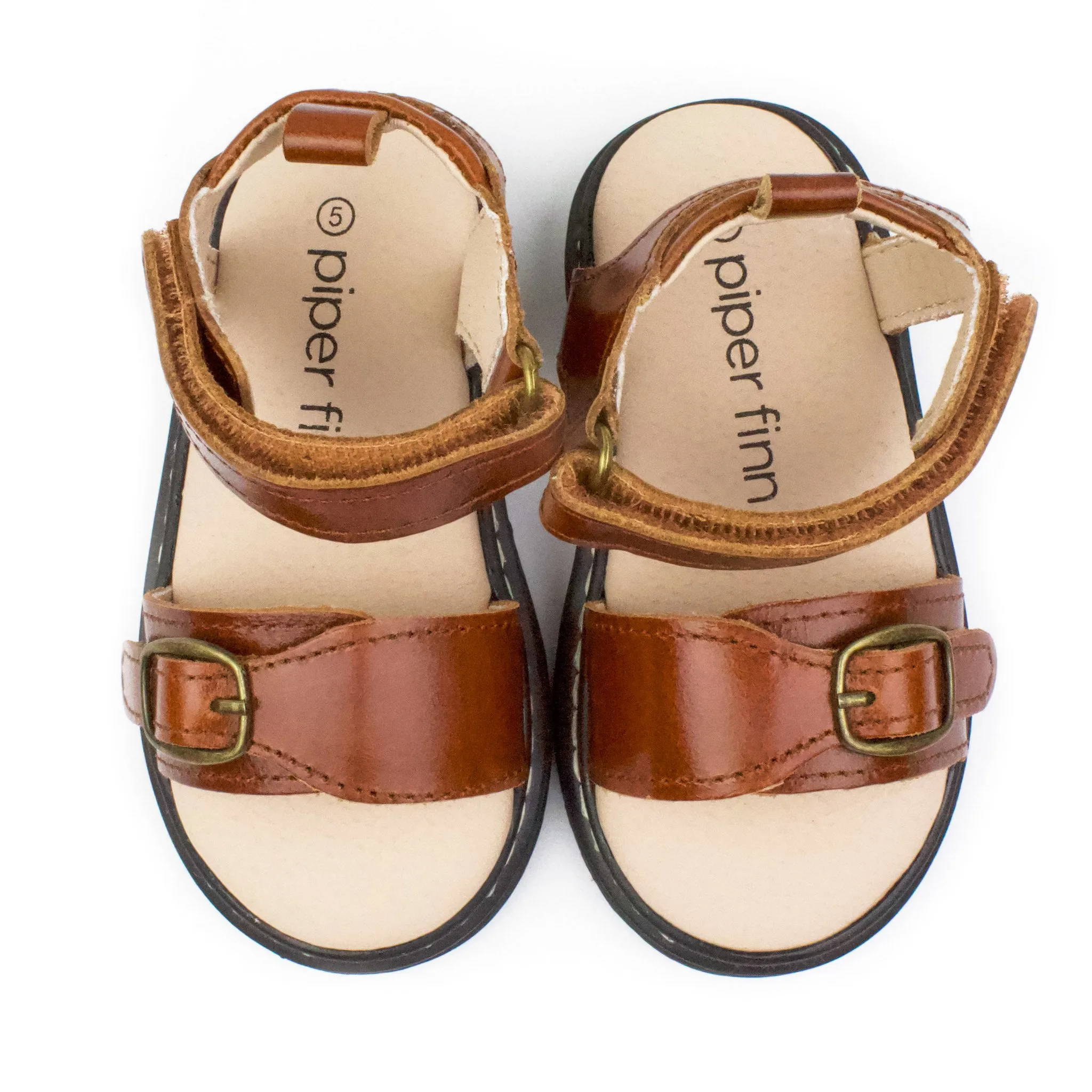 Cognac - Lug Sole Sandal