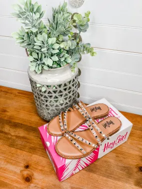 Corky's Beach Please Studded Sandals