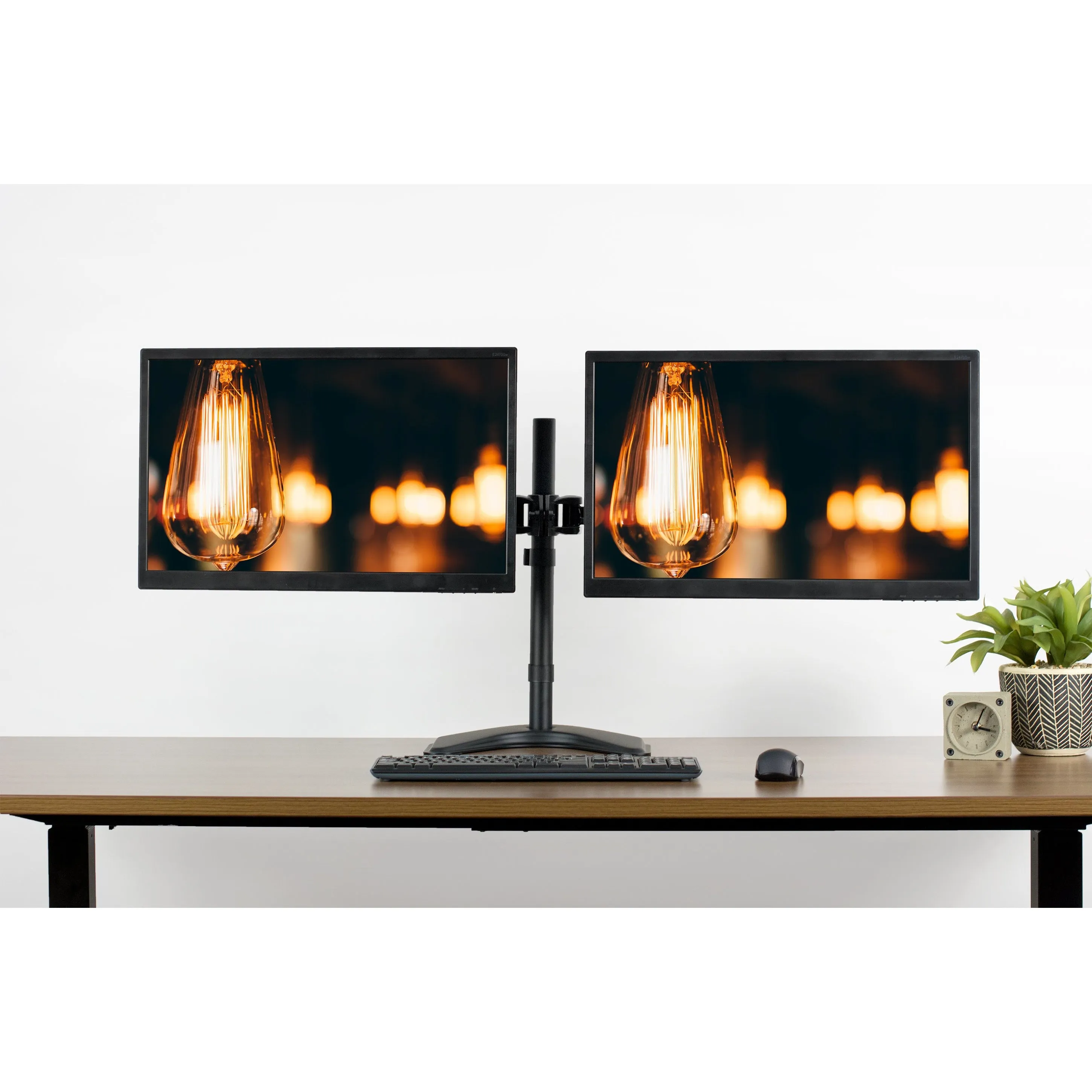 Dual Monitor Desk Stand