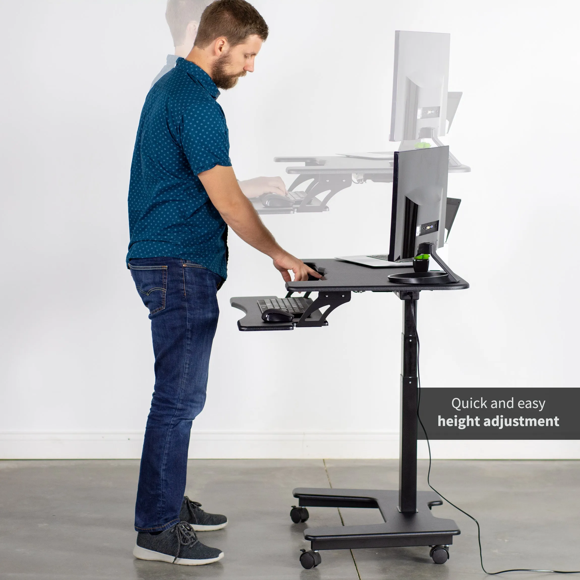 Electric Mobile Compact Desk