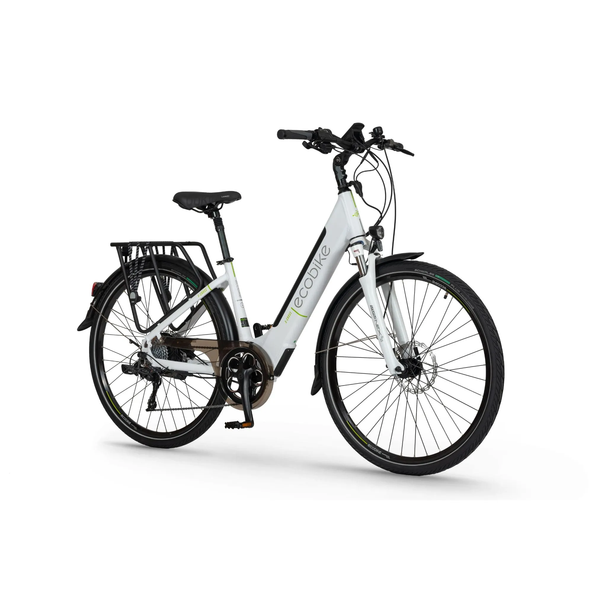 Električno kolo Ecobike X-Cross Trekking 14.5Ah/522Wh, White 17"