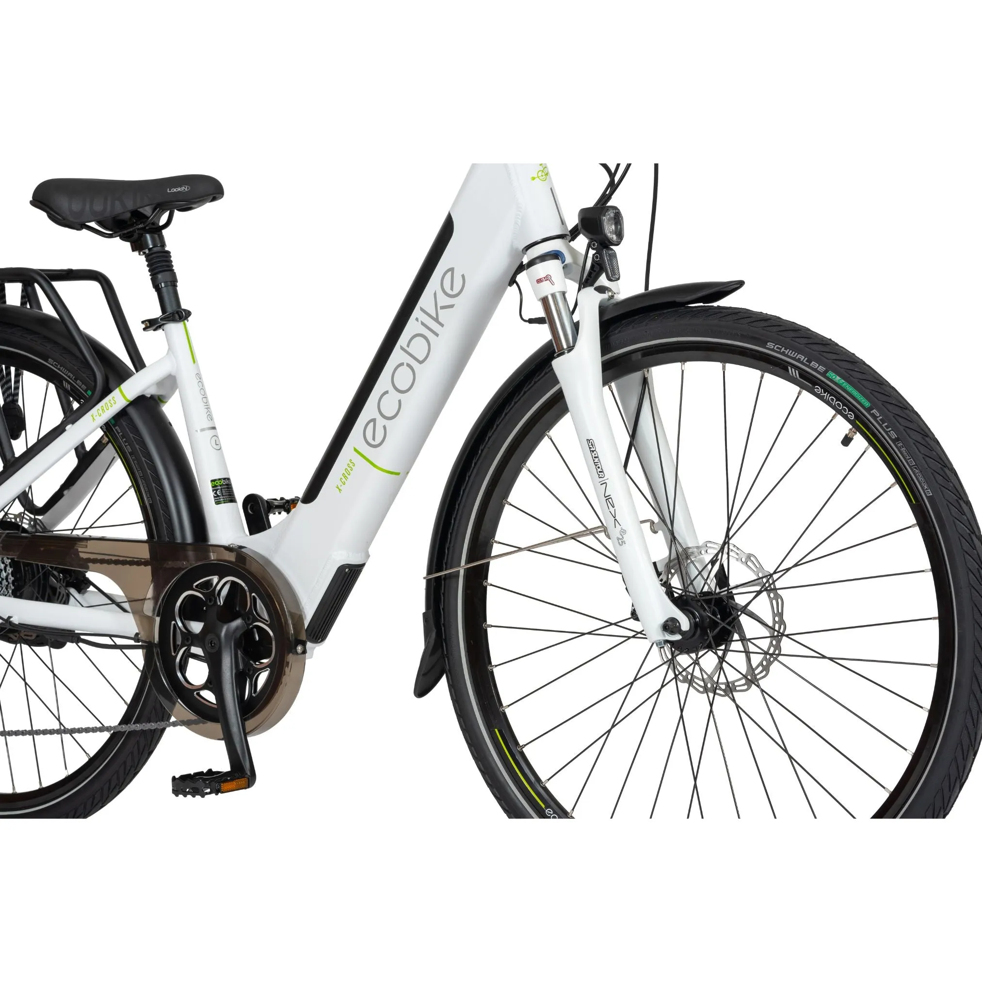 Električno kolo Ecobike X-Cross Trekking 14.5Ah/522Wh, White 17"