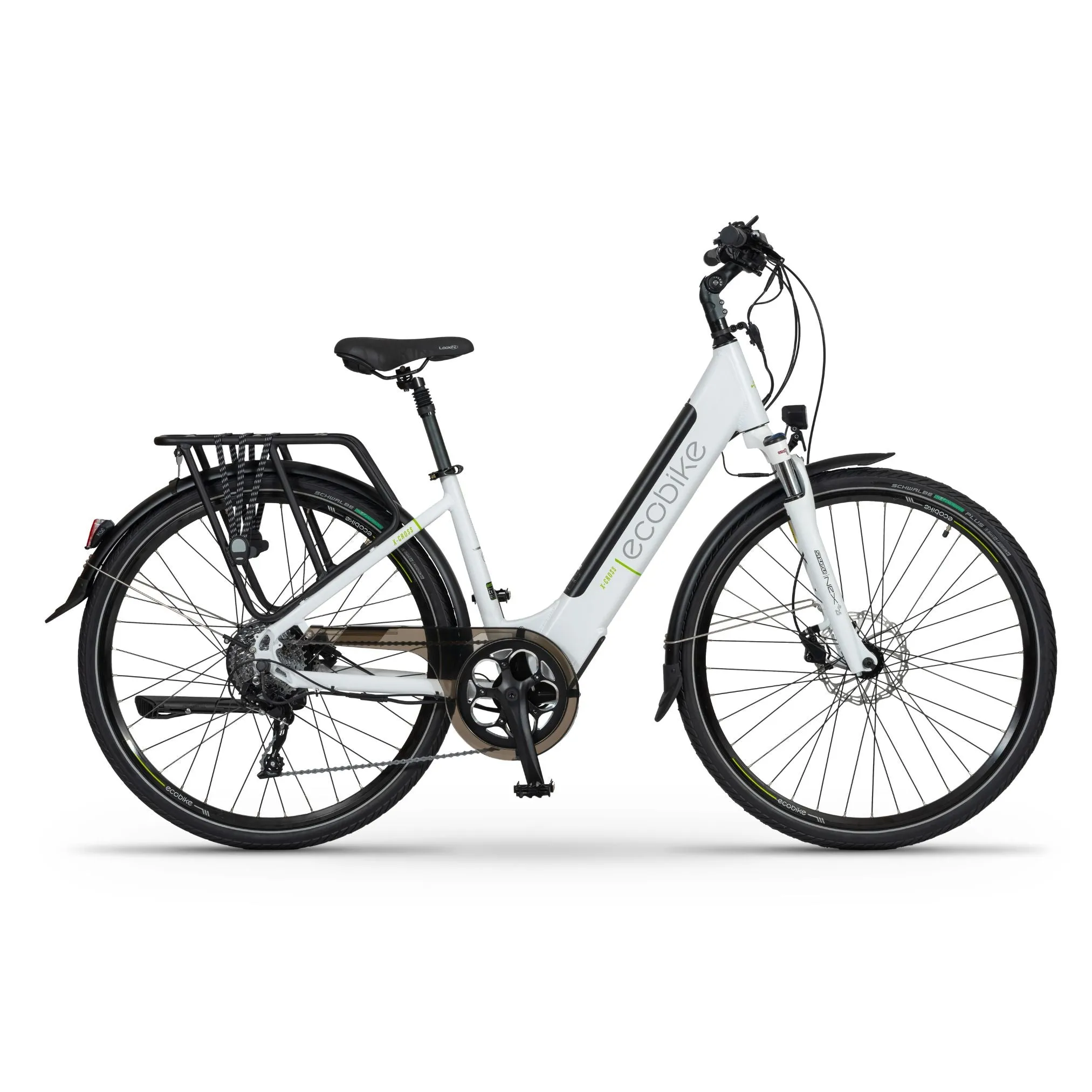 Električno kolo Ecobike X-Cross Trekking 14.5Ah/522Wh, White 17"