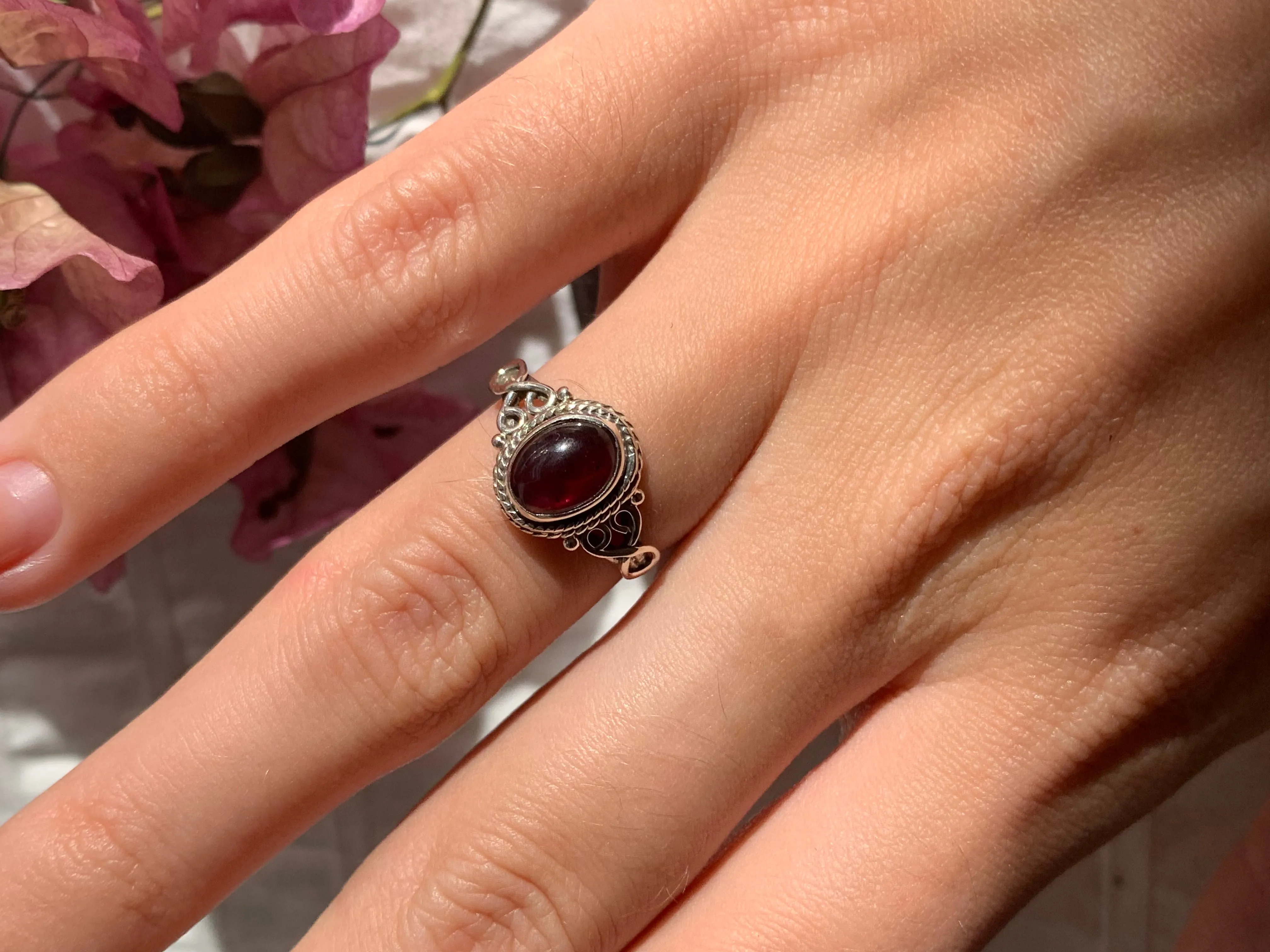 Garnet Melita Ring