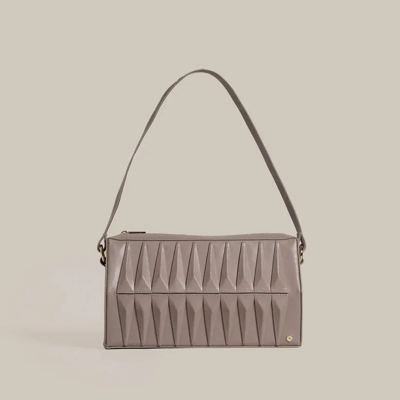 Hexella Cassette Bag Taupe Grey