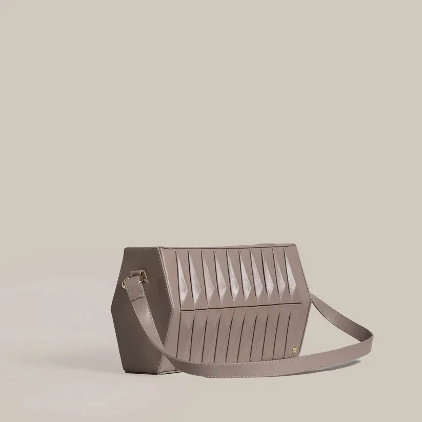 Hexella Cassette Bag Taupe Grey