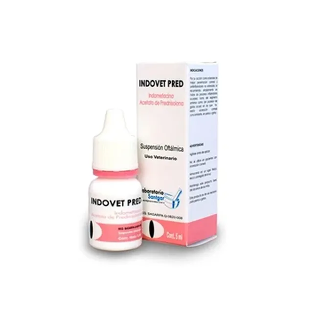 Indovet Pred 5 Ml Solución Oftálmica - Santgar