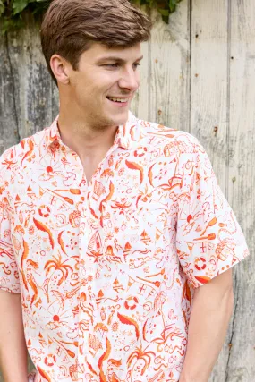 Irie Linen Shirt - Papaya Weekend