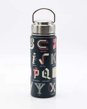 Math Alphabet 18oz Steel Bottle