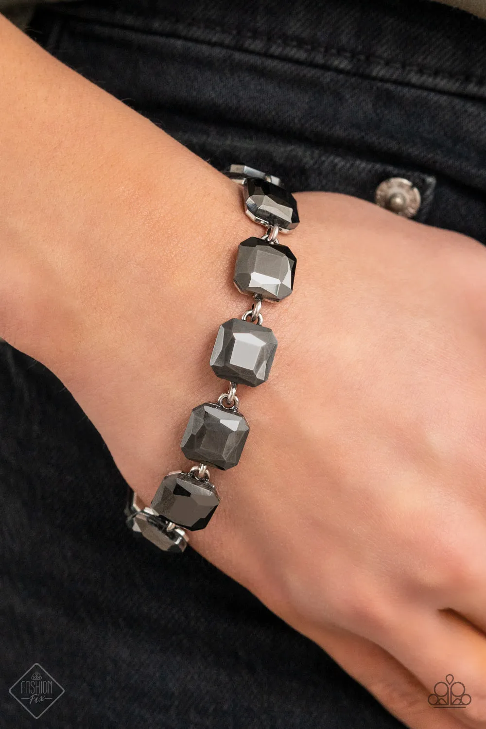 Mind-Blowing Bling - Silver Bracelet