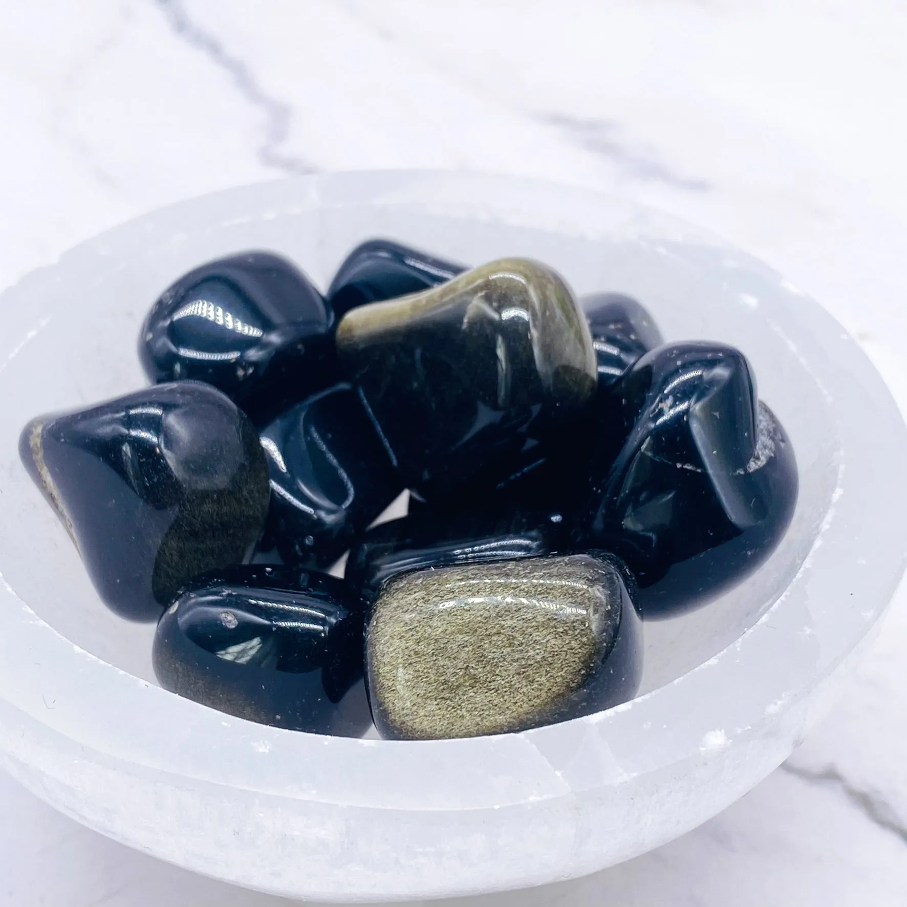 Natural Black Obsidian Tumble Stone, Healing Crystal, Base Chakra Stone, Healing Crystal, Stone of Transformation, Pocket Stone