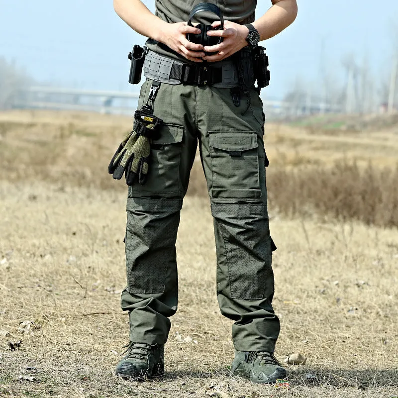 Outdoor Multi-pocket Overalls Men's Combat Pants