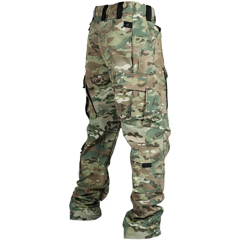 Outdoor Multi-pocket Overalls Men's Combat Pants