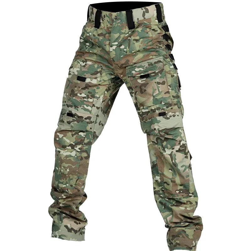 Outdoor Multi-pocket Overalls Men's Combat Pants