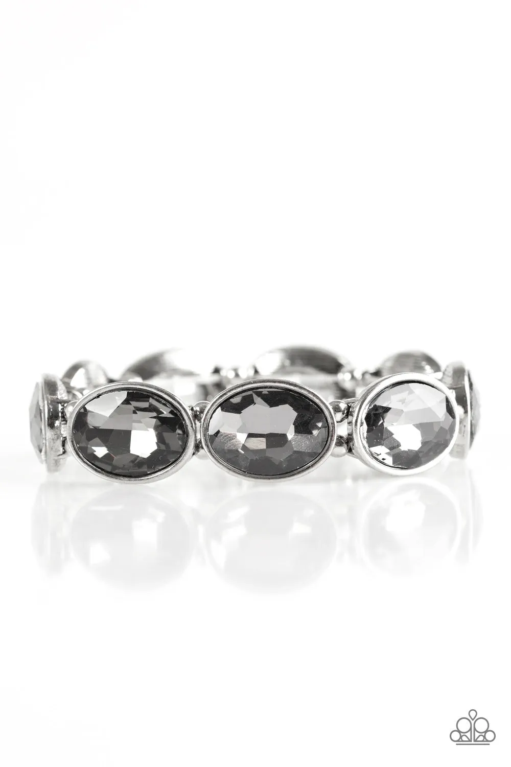 Paparazzi Accessories  - Diva In Disguise #B594 Drawer5/2 - Silver Bracelet