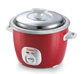 Prestige Cute Delight Electric Rice Cooker, 1.8-2L (Red)