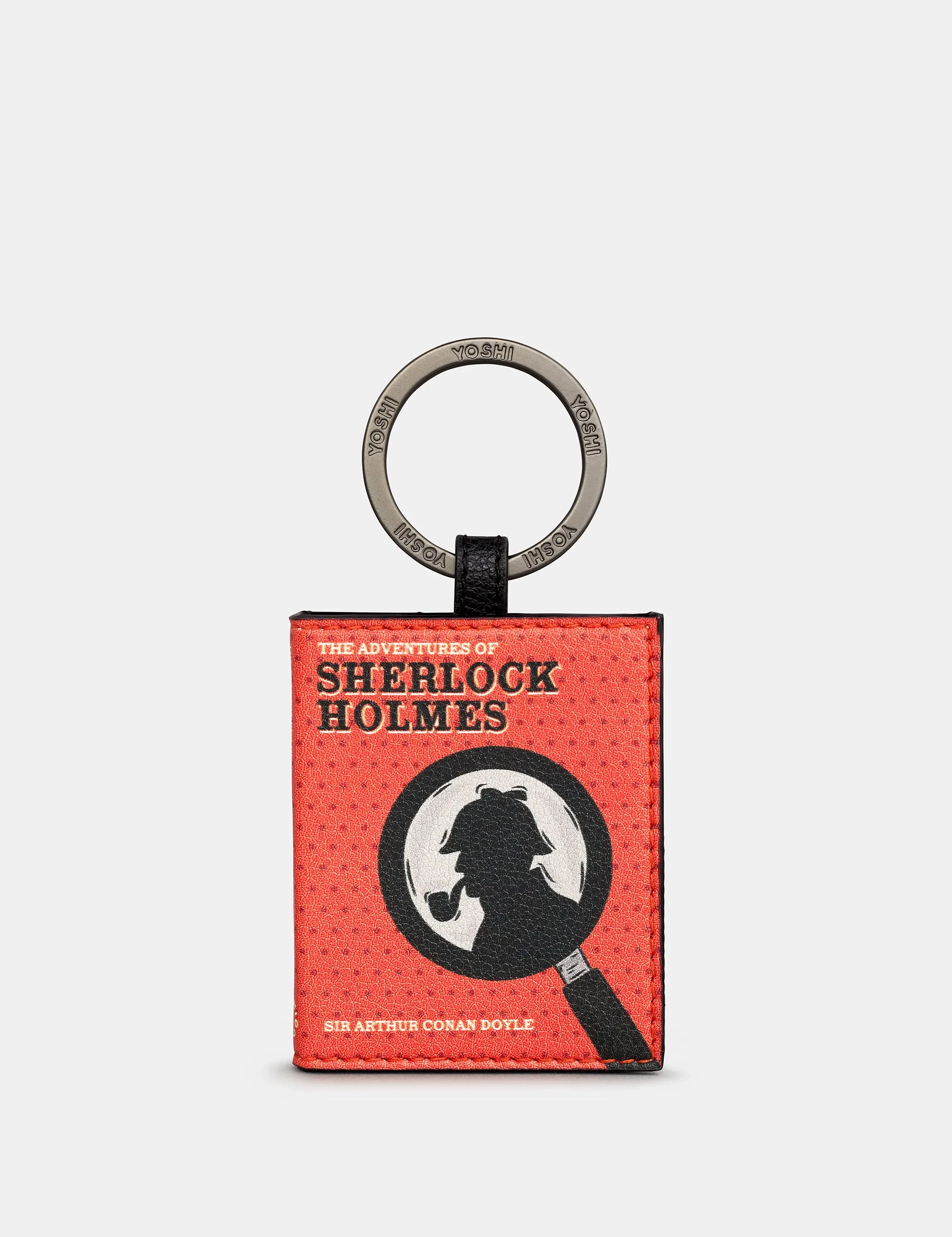 Sherlock Holmes Vegan Leather Keyring