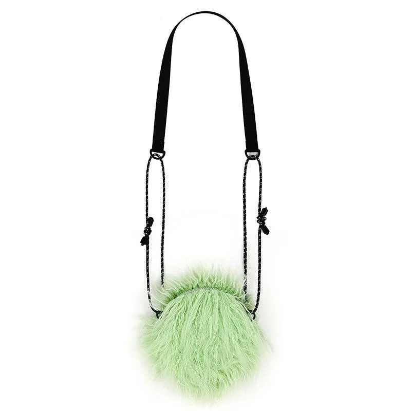 TAKA Original Cosmic Univ. Yeh Momo fluffy crossbody bag green