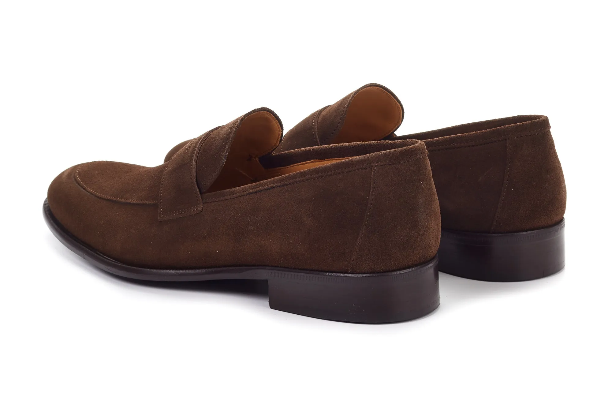 The Stewart Penny Loafer - Cafe Suede