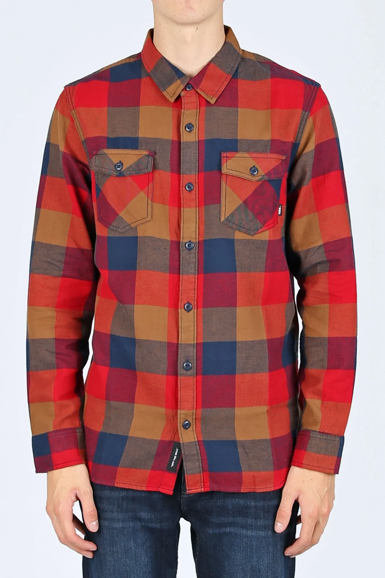 Vans Guys Box Flannel Long Sleeve Shirt