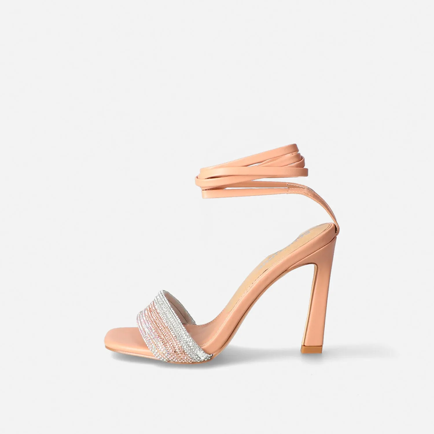 Zapatillas Adara lace-up nude